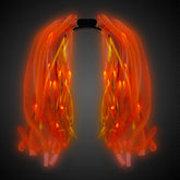 LED Orange Dreads Headband